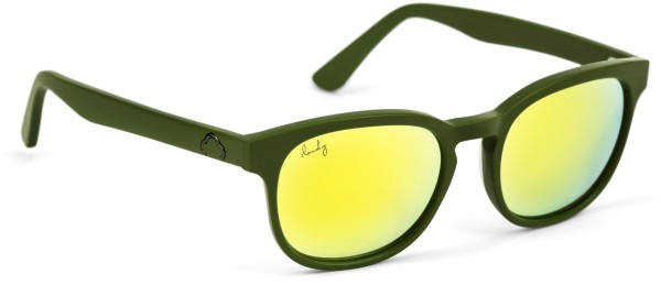 INCUS Sonnenbrille army green/gold mirror 