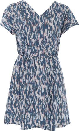 BLOSSY Kleid navy white 