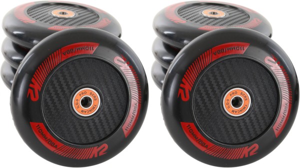 REDLINE 110mm/88A 8-Pack Wheelset incl. ILQ 9 Pro Bearings 