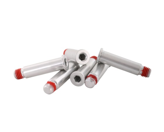 REDLINE Axle 6er Pack silver 