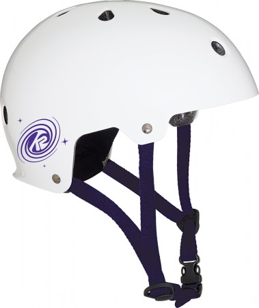VARSITY JR Helmet 2018 white/purple 
