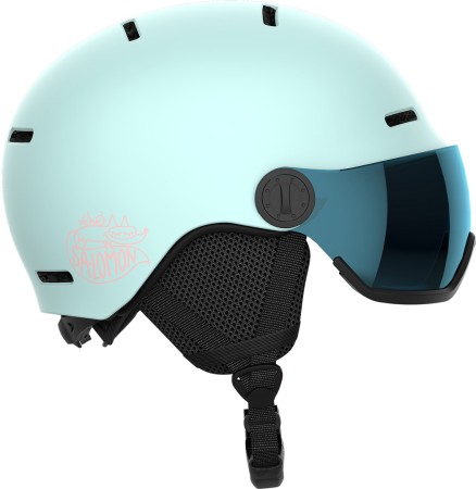 ORKA VISOR Helm 2025 bleached aqua/universal flash blue 