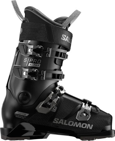 S/PRO ALPHA 110 Ski Schuh 2025 black/dark grey metallic/black 