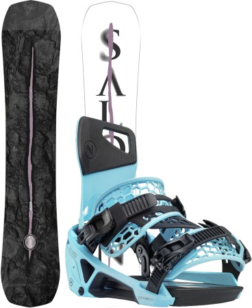 CRAFT WIDE 162W 2025 incl. NIDECKER SUPERMATIC escape cyan 