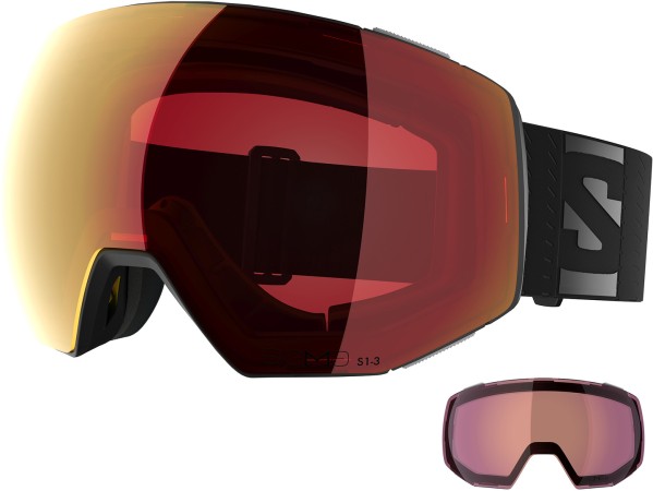 RADIUM PRIME SIGMA PHOTOCHROMIC Schneebrille 2026 black/sigma photo poppy red 