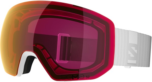 RADIUM PRO S SIGMA Schneebrille 2026 white/sigma poppy red 