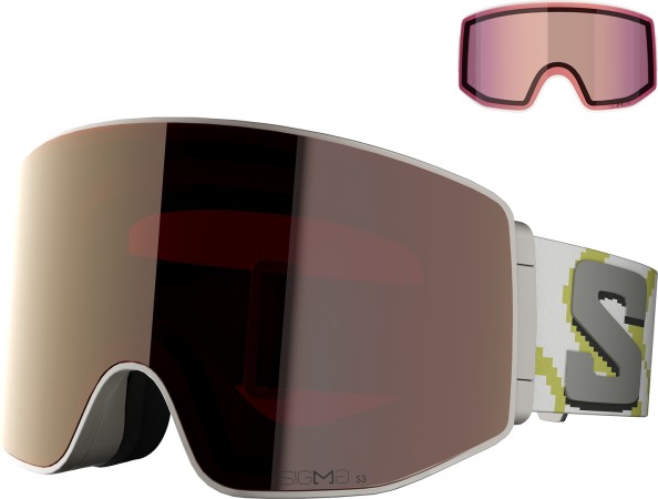 SENTRY PRIME SIGMA Schneebrille 2027 marshmallow/sigma gun metal 