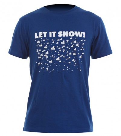 LET IT SNOW T-Shirt royal 