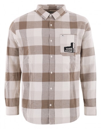 X WH1 MOTHERFLY 25 YEARS Flannelhemd oatmeal motherfly 