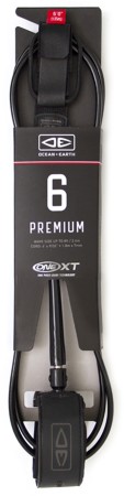PREMIUM 6'0" ONE XT Leash 2025 black 