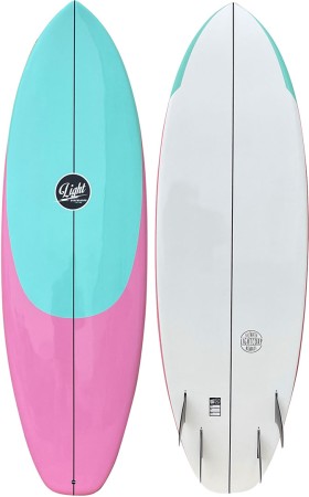 HYBRID Surfboard pink/mint 