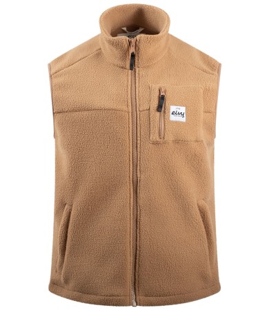 LUMBERJACKIE SHERPA Vest 2025 faded coffee 