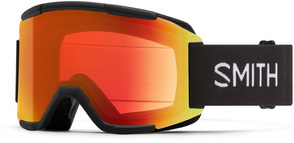 SQUAD Goggle 2026 black/chromapop everyday red mirror 
