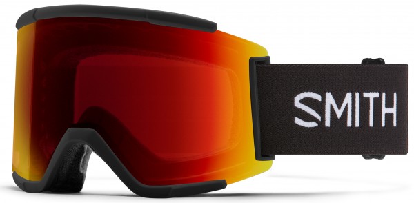 SQUAD XL Schneebrille 2025 black/chromapop sun red mirror 