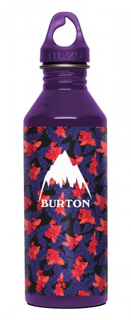 BURTON M8 LEAVES Trinkflasche glossy purple/white 