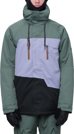 GEO INSULATED Jacket 2024 cypress green colorblock 