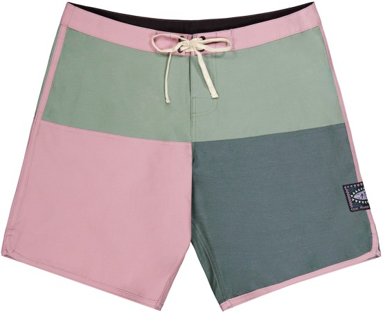 ANDY HERITAGE SOLID 17 Boardshort 2024 green spray 