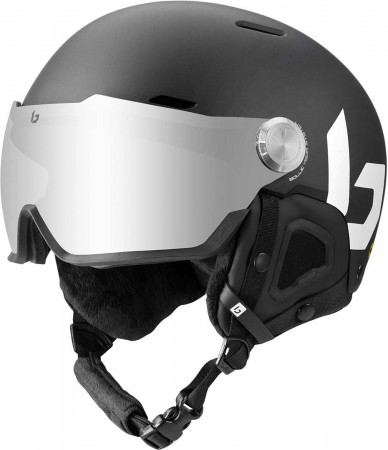 MIGHT VISOR Helm 2025 black matte/brown gun 