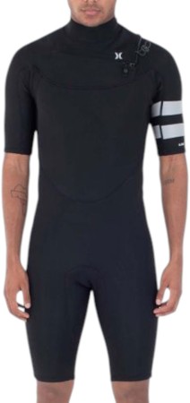 AIR 2/2 CHEST ZIP Shorty 2025 black 