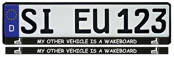 MY OTHER VEHICLE License Plate Holder 
