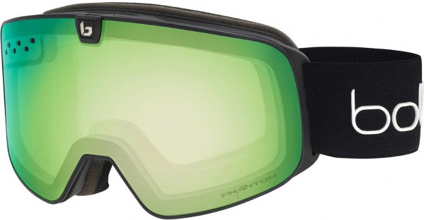 NEVADA NEO Goggle 2023 black matte/phantom green emerald + light lemon 