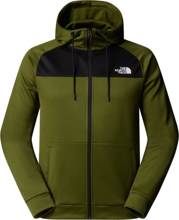 REAXION Zip Fleece 2026 woodland green/tnf black 