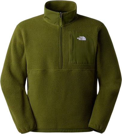 YUMIORI OFF PEAK 1/2 Zip Fleece 2026 woodland green/woodland 