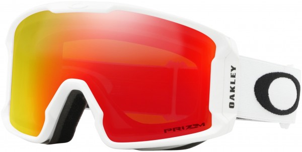 LINE MINER M Schneebrille 2025 matte white/prizm torch 