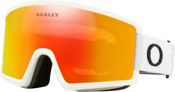 TARGET LINE L Schneebrille 2025 matte white/fire iridium 