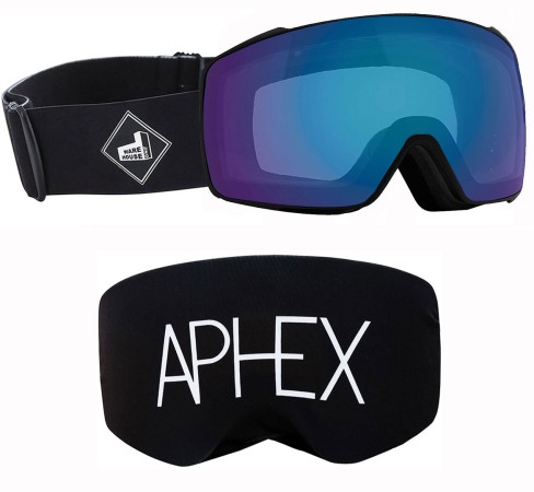 ORION THE ONE EDITION Magnet Schneebrille 2026 black strap/photochromatic revo blue 