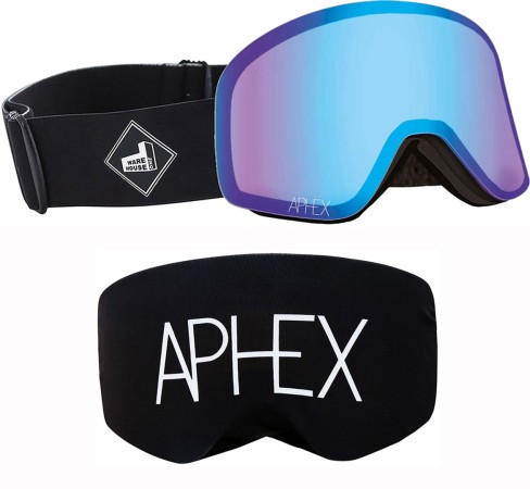 OXIA THE ONE EDITION Magnet Goggle 2025 black strap/photochromatic revo blue 