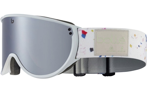 ECO BLANCA Schneebrille 2024 ice white matte/black chrome 