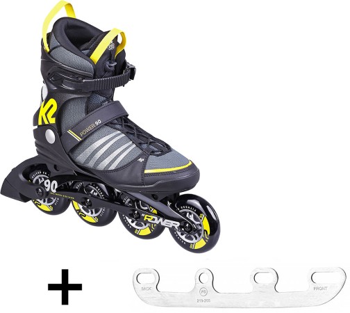 POWER 90 II SPEEDLACE LTD Inline Skate inkl. SABRES 4 Schlittschuh Eiskufen 