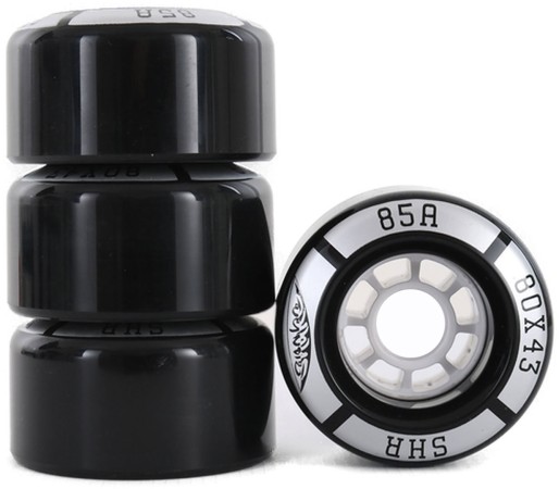 PRO 2.0 Snakeboard Rollenset 80mm/85a 4er Pack black/grey 