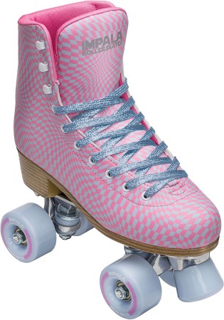 QUAD SKATE Roller Skate wavy check 