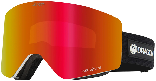 R1 Goggle 2025 icon/lumalens red ion + lumalens light rose 