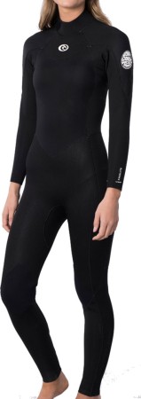 WOMENS FREELITE 5/3 BACK ZIP GB Full Suit 2025 black 