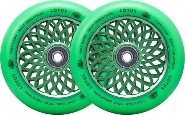 LOTUS 110mm 2er Rollenset radiant green 