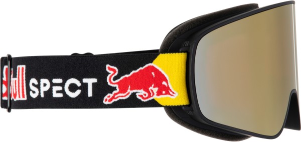 RED BULL RUSH Schneebrille 2025 black/gold mirror 