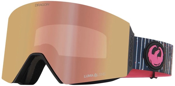 RVX MAG Goggle 2025 brian iguchi signature/lumalens rose gold ion + lumalens midnight 