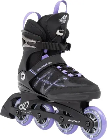 ALEXIS 80 PRO Inline Skate 2025 black/lavender 