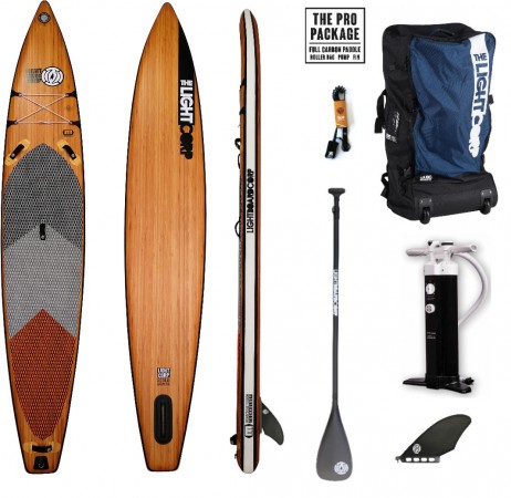 MFT SERIES TOURER XL 14,0x32 SUP 2022 wood inkl. 3-Piece Carbon Endurance Race Paddel 