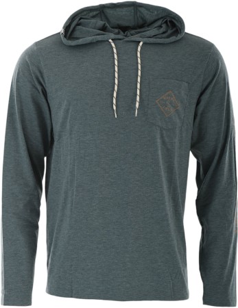 TIPPET POCKET HOODED LS Lycra 2025 deep sea 