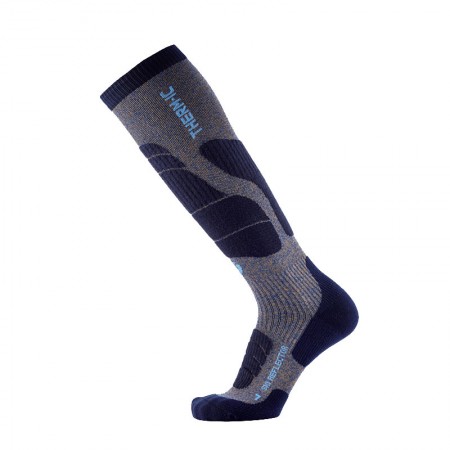 SKI MERINO REFLECTOR Socken 2021 blue/gold 