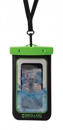 5,7 WATERPROOF Smartphone Hülle black/green 