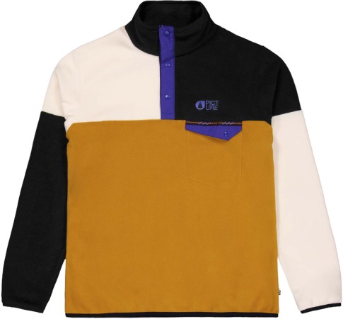 ARCCA 1/4 ZIP Fleece 2025 honey vanilla black 
