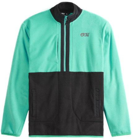 MATHEW 1/4 Fleece 2024 black/spectra green 