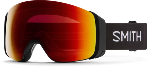 4D MAG Schneebrille 2025 black/chromapop sun red mirror 