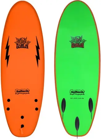 GOBLIN Surfboard 2025 orange/green 