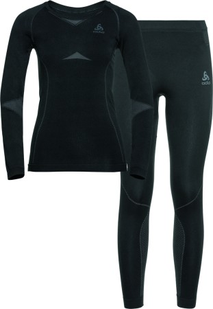 SET PERFORMANCE EVOLUTION WARM WOMEN Longsleeve & Hose 2025 black/graphite grey 